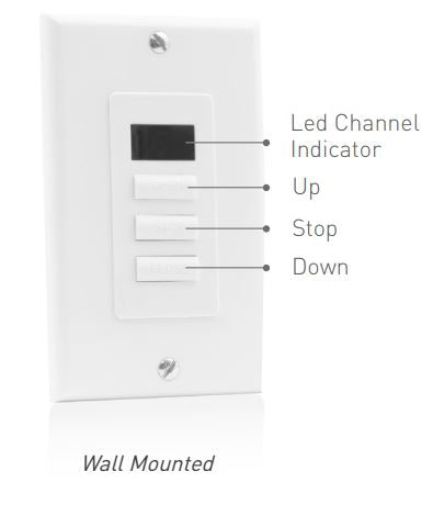 Celtic RF Wireless Wall Switch - Single Channel