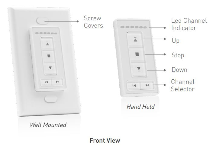 Celtic RF Wireless Wall Switch 6 Channels